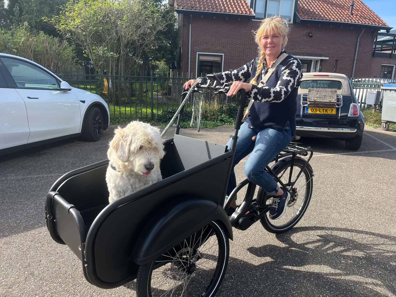 Bakfiets voor hond